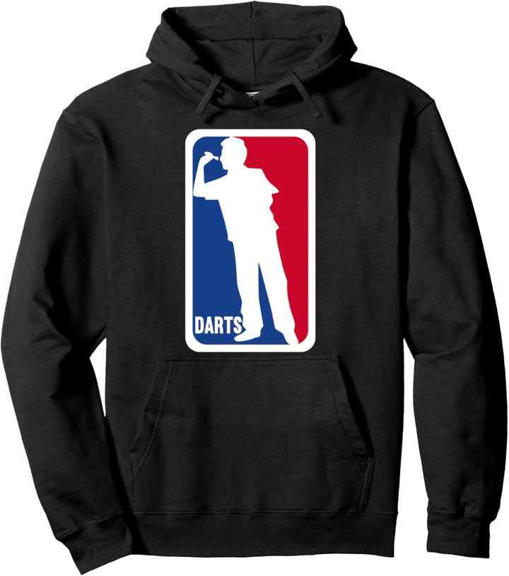 Dartscheibe Dartboard Bullseye Dartplayer Logo Pullover Hoodie