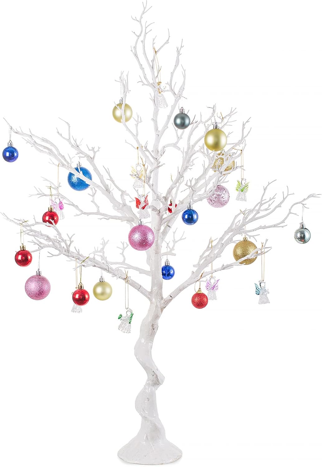 Nuptio Weisser Künstlicher Osterbaum 105cm Hoch Weihnachtsschmuck Manzanita Künstliche Bäume Dekorat