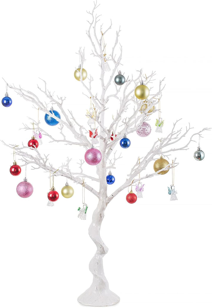 Nuptio Weisser Künstlicher Osterbaum 105cm Hoch Weihnachtsschmuck Manzanita Künstliche Bäume Dekorat