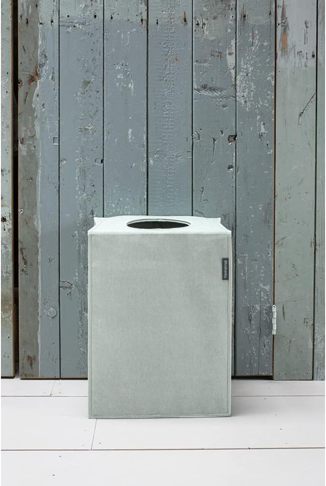 Brabantia - Wäschesack - Quick-Drop-Öffnung - Robuste Textilsack - Platzsparend - Der Deckel lässt s