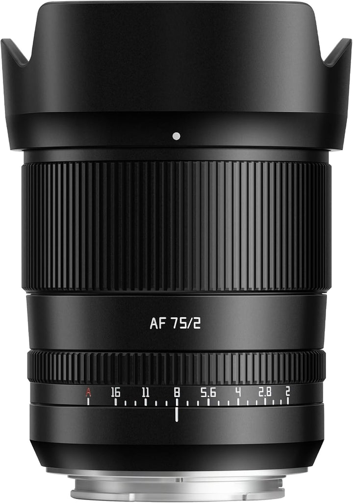 TTARTISAN AF 75mm F2 Vollformat Objektiv L Mount, STM Autofokus Grosse Blende mit Geklicktem Blenden