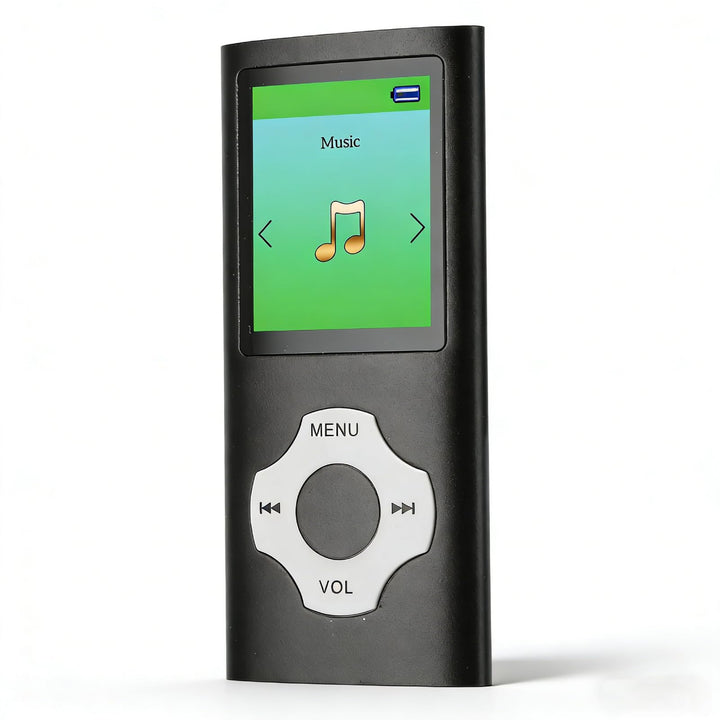 MP3-Player Unterstützt 64G TF-Karte, Tragbarer HiFi-Musikplayer mit Diktiergerät, UKW-Radio, Fotobet