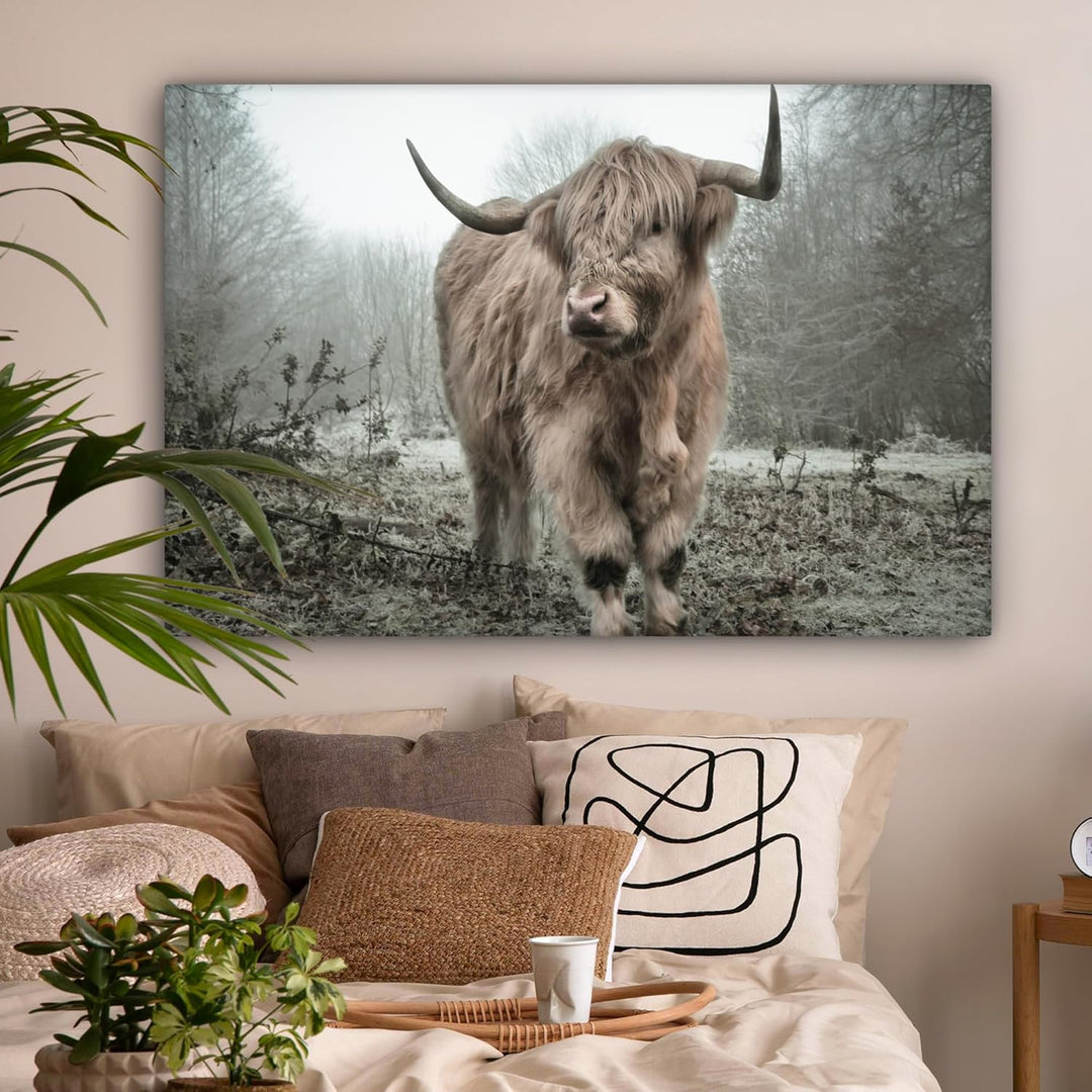 MuchoWow© Leinwandbild Gross 120x80 cm XXL Dekoration Wohnzimmer Bilder Aufhängen Wall Decoration Li