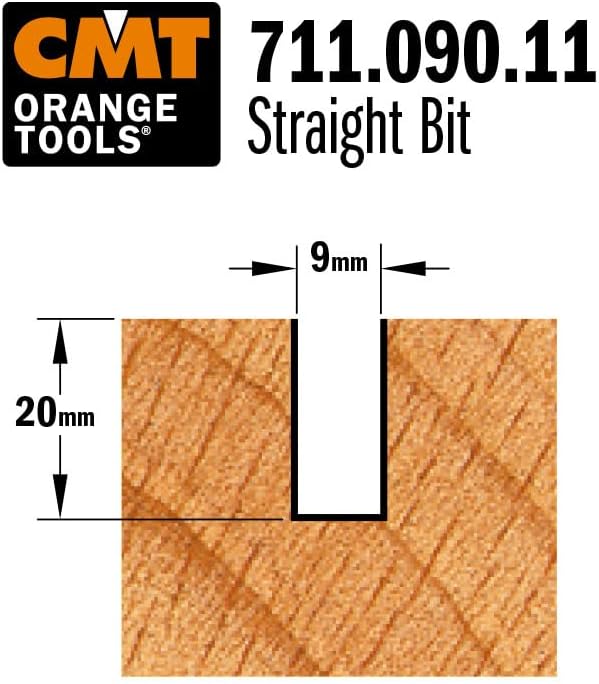 CMT ORANGE TOOLS 711.090.11 - NUTFRÄSERHM S=6 D=9X20