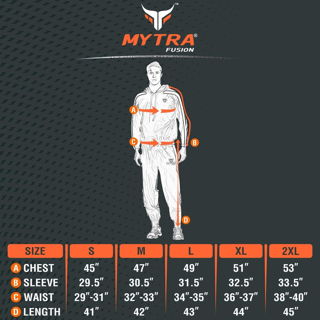 Mytra Fusion Weight Loss Sliming Fitness Sauna Sweat Suit Black Grey S Black Gray, S Black Gray