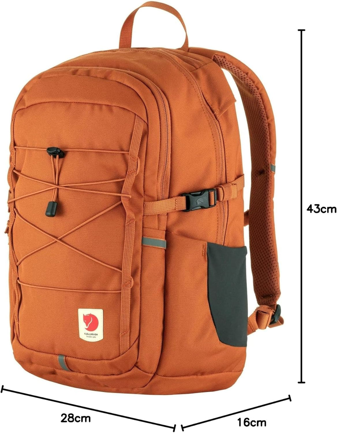 FJÄLL RÄVEN Rucksack SKULE 20 Terracotta Brown 20 Lang, Terracotta Brown 20 Lang