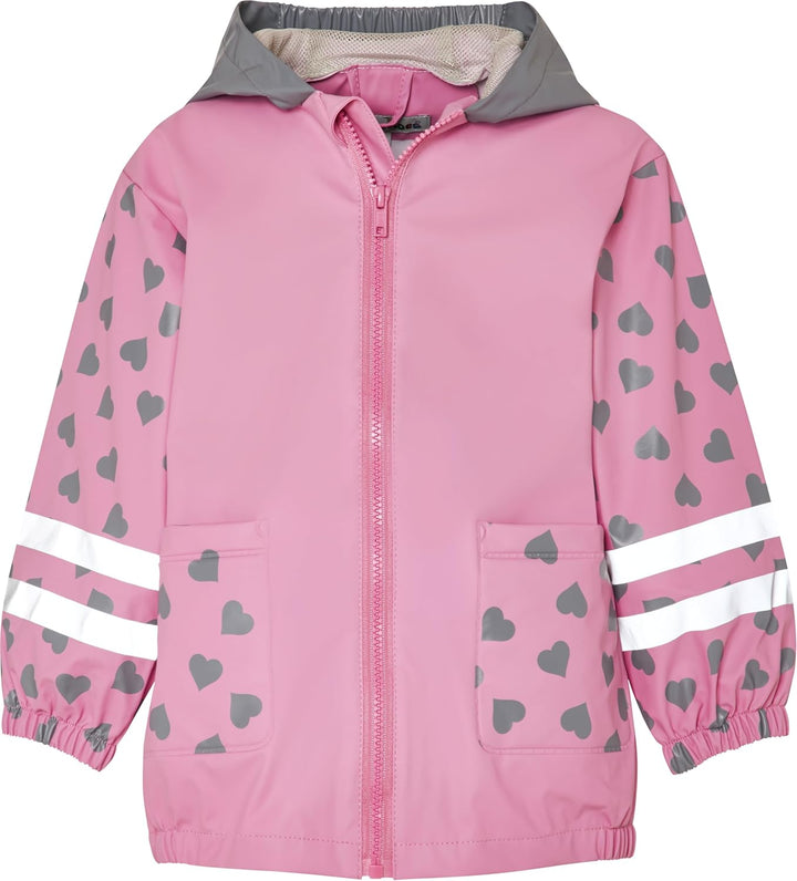 Playshoes Unisex Kinder Regenjacke Wind-und wasserdicht Regenmantel Regenbekleidung 98 Katze, 98 Kat