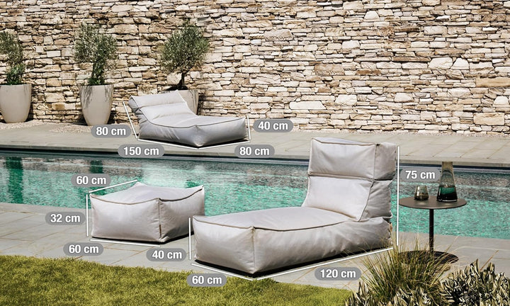 blomus Outdoor Hocker -Stay- Wasserfest (Cloud) Cloud One size, Cloud One size