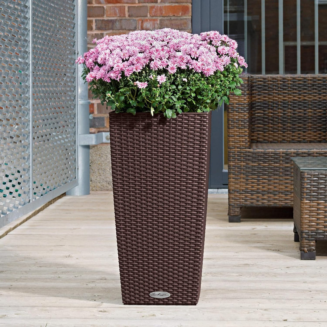 LECHUZA CUBICO Cottage 40 mokka 15245 39.5x39.5x75.5 cm Mokka, 39.5x39.5x75.5 cm Mokka