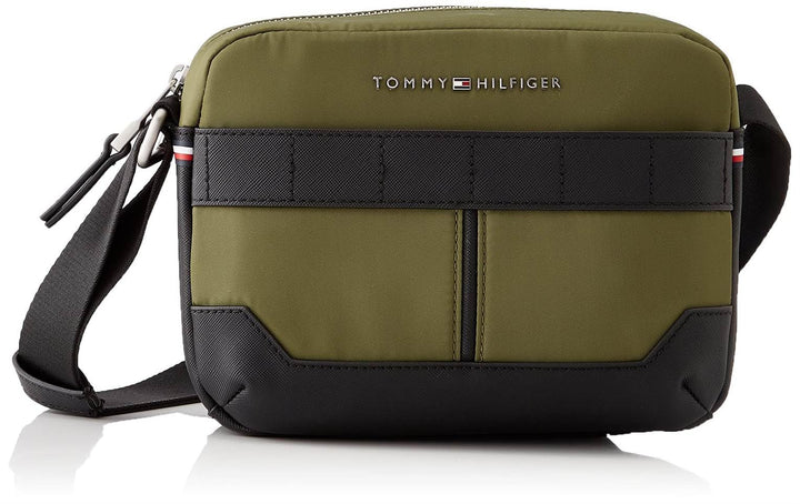 Tommy Hilfiger Herren Th Elevated Nylon Kameratasche Crossovers Mentor Green, Mentor Green