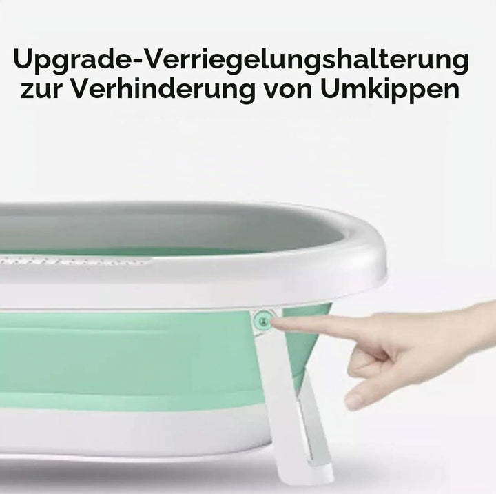 RHP Badewanne für Babys Ergonomische Babywanne Anti-Rutsch Kunststoff rutschfest klappbar - 3 Farben