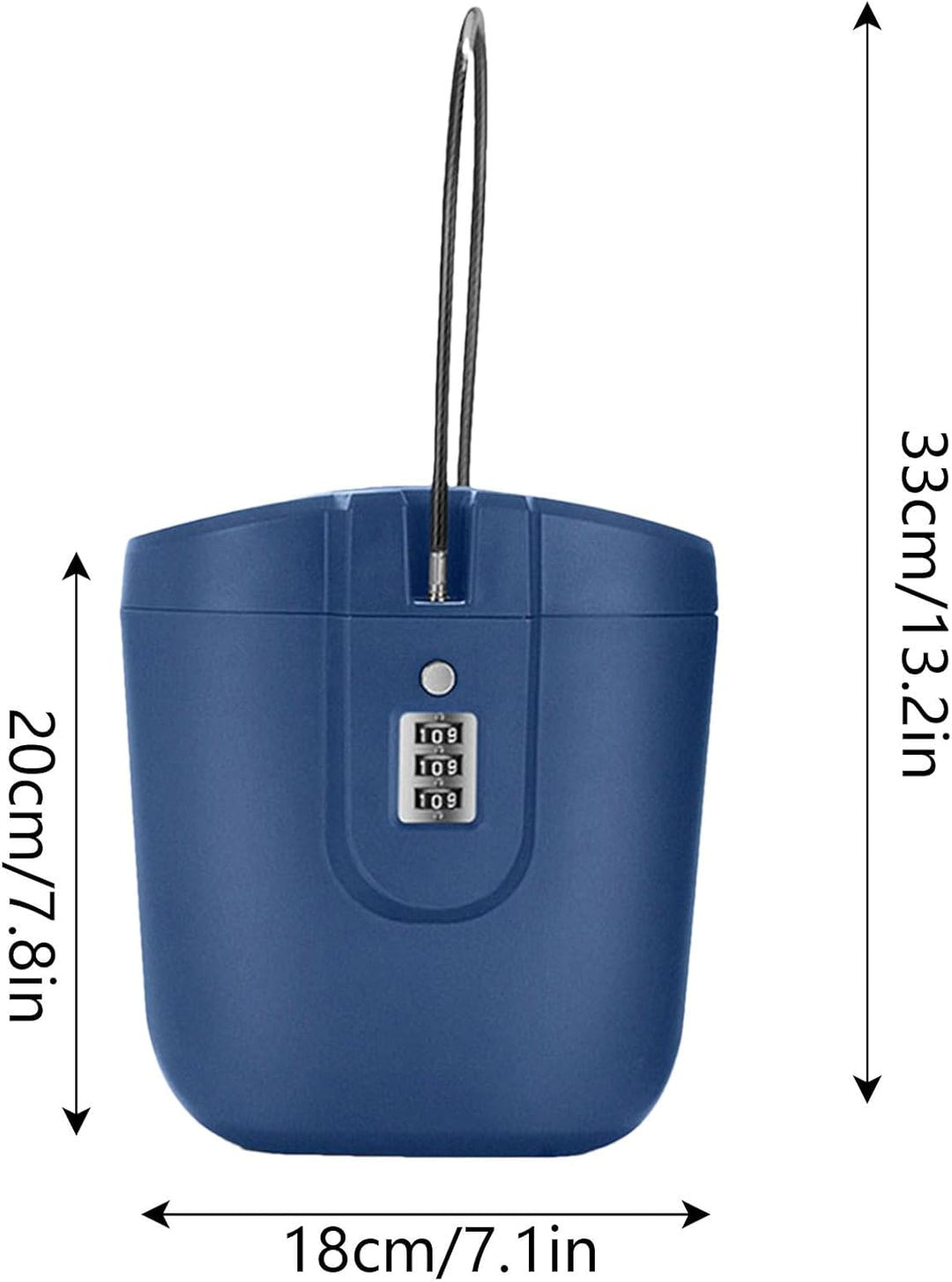 Strandschlossbox, wasserdichte Schlüsselschlossbox mit Zahlencode, Strandtresor, Makler, persönliche