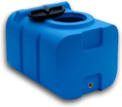 Varile 100L Trinkwassertank Blau | BPA-Frei | integriertes 3/4" Messinggewinde | Made in EU | Lebens