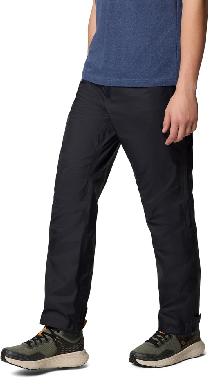 Columbia Herren wasserdichte Regenhose Pouring Adventure™ III Pant L Schwarz, L Schwarz