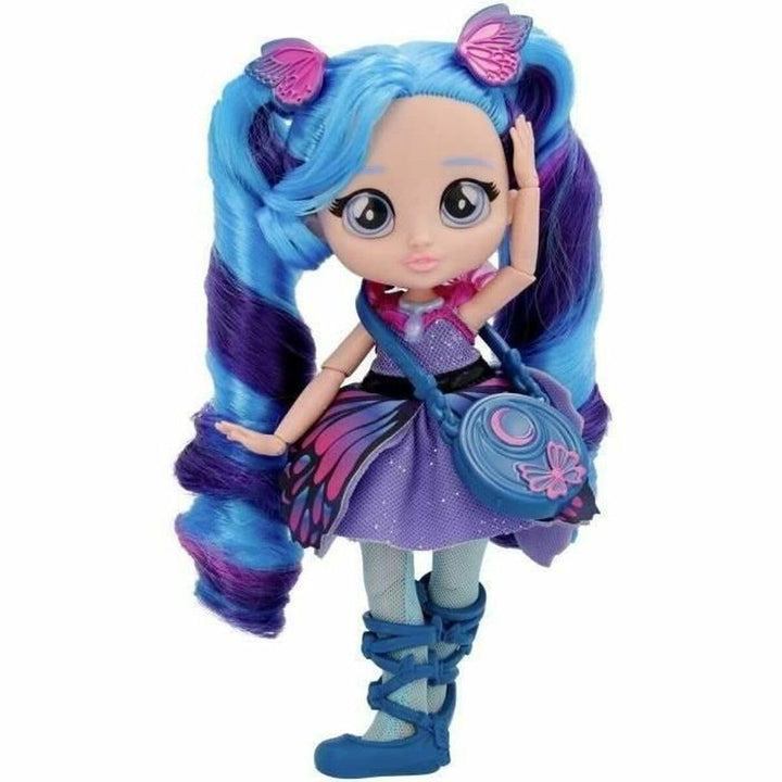 BFF by Cry Babies Shannon – Modepuppe zum Sammeln mit Langen Haaren, Stoffkleidung und 9 Accessoires