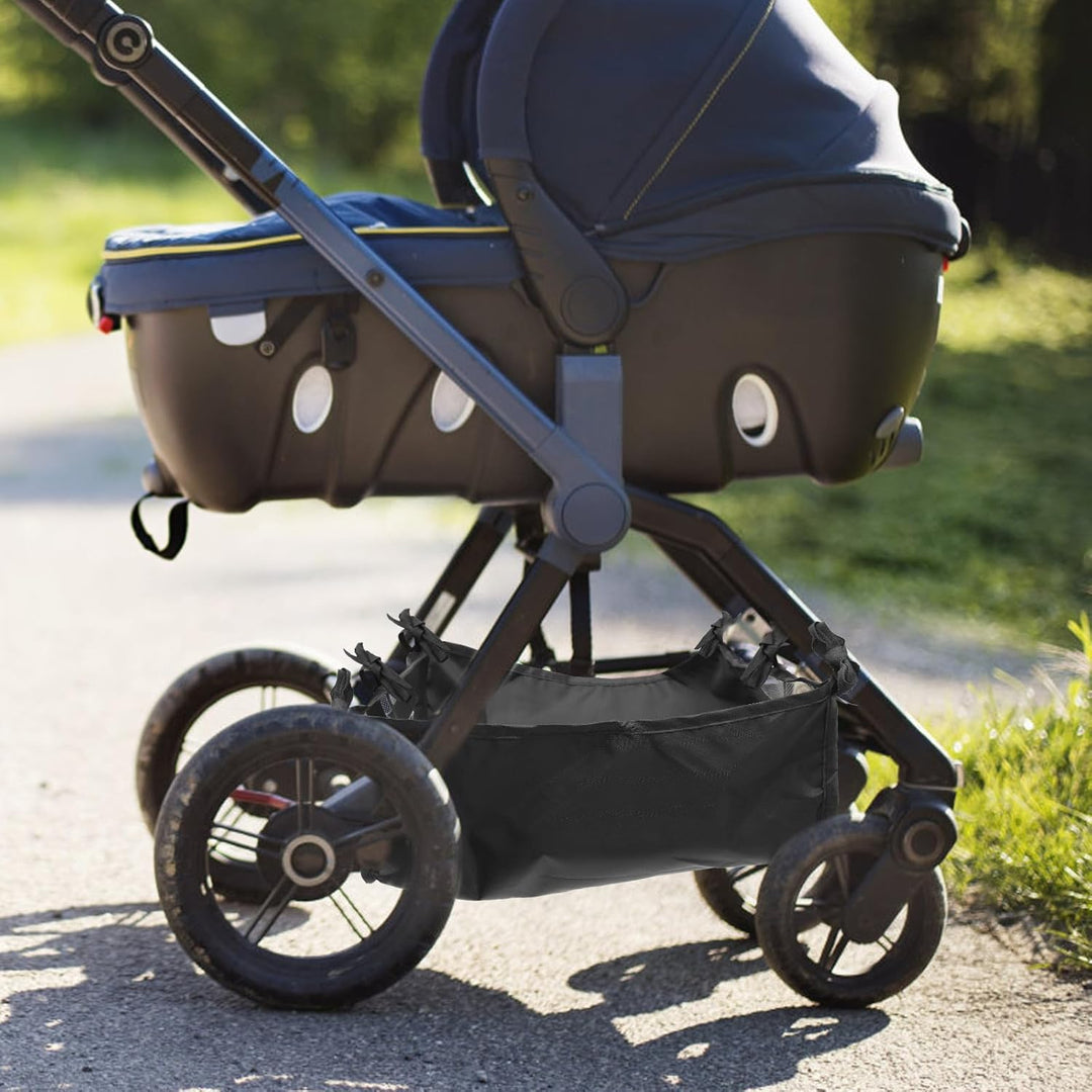 Kinderwagen Organizer Netzkorb Universal Aufbewahrungstasche Aus Oxford Stoff Leicht Tragbar Grosser