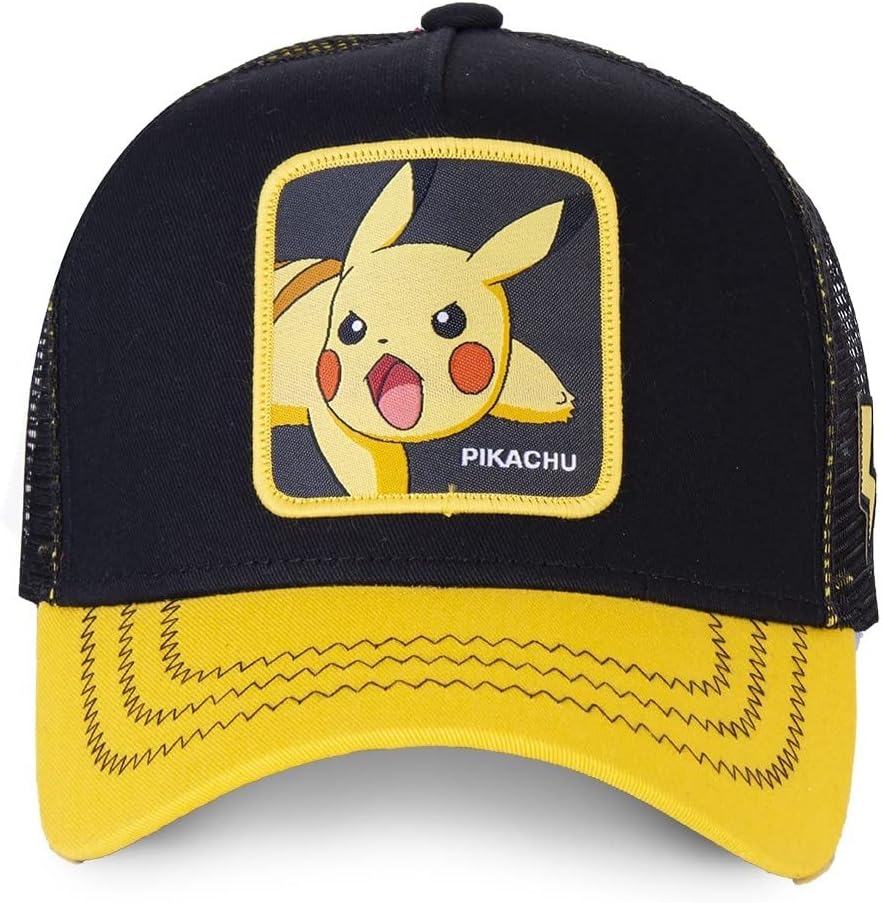 Capslab Unisex-Adult CL-PKM2-3-PIK6 Cap, Beret, Black, One Size