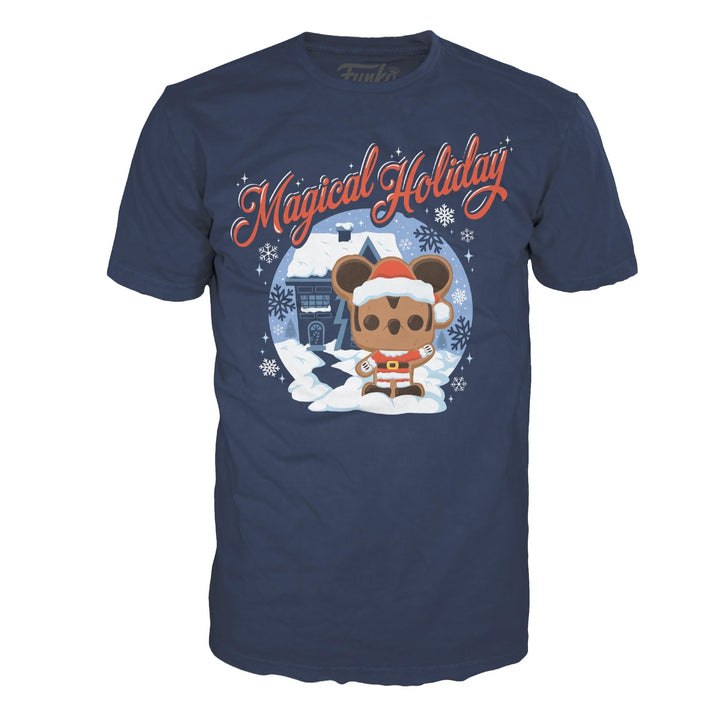 Funko Boxed Tee: Disney Holiday - Santa Mickey- Medium, M