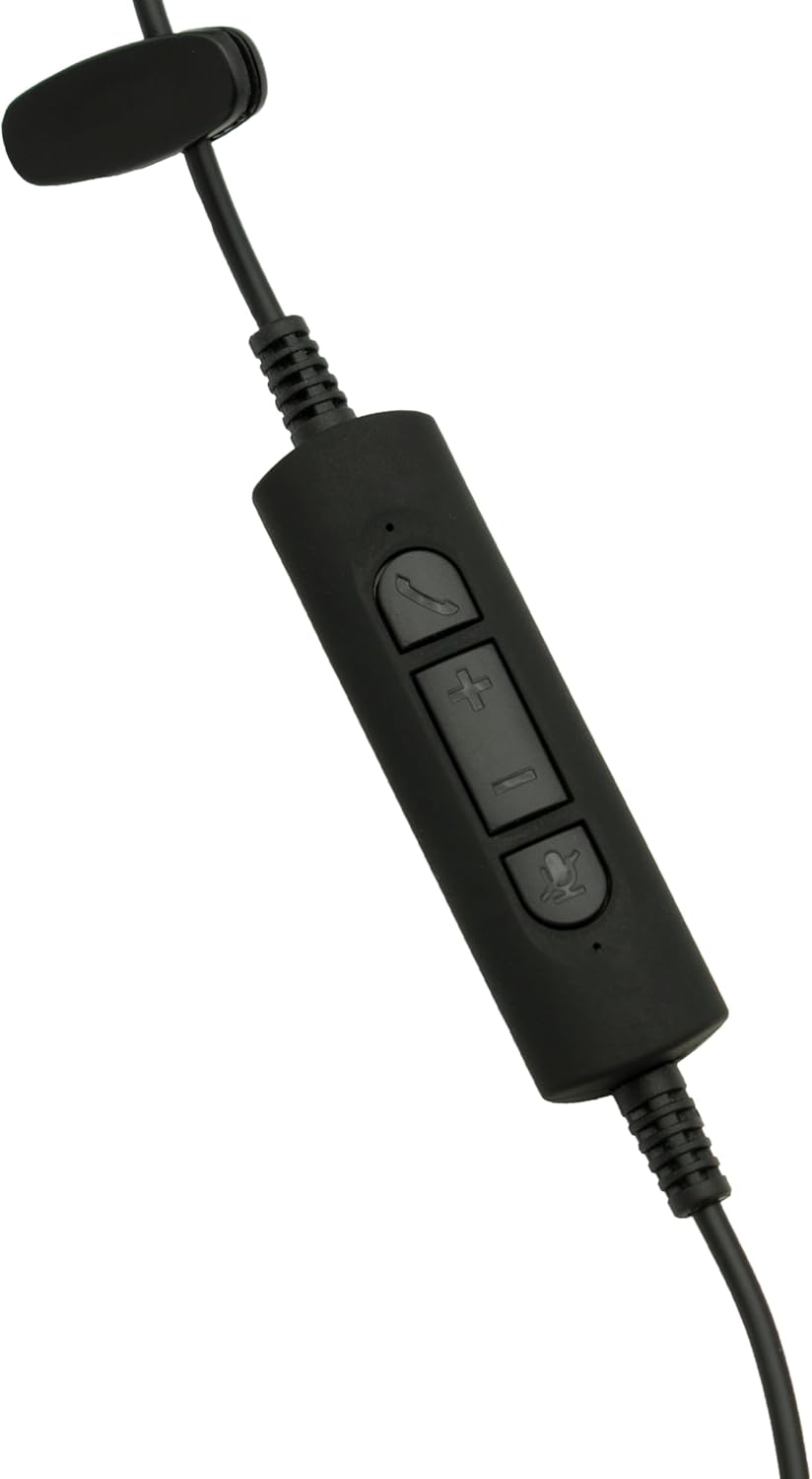 One UC Stereo Wired Headset - USB-A & USB-C - ENC Noise Cancelling Mic - Inline Controls - 40mm Spea