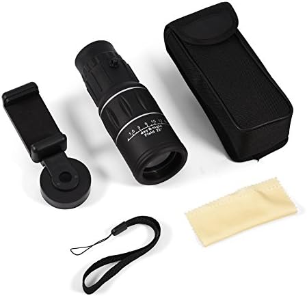 Zerone Monokular Teleskop 16X52 Wandern HD Kamera Objektiv Monocular Teleskop Zoom Wasserdicht Nebel