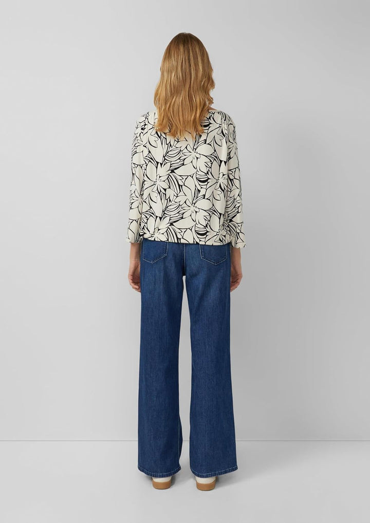 s.Oliver 3/4-Arm Shirt im O-Shape 44 99a4_helles Beige, 44 99a4_helles Beige