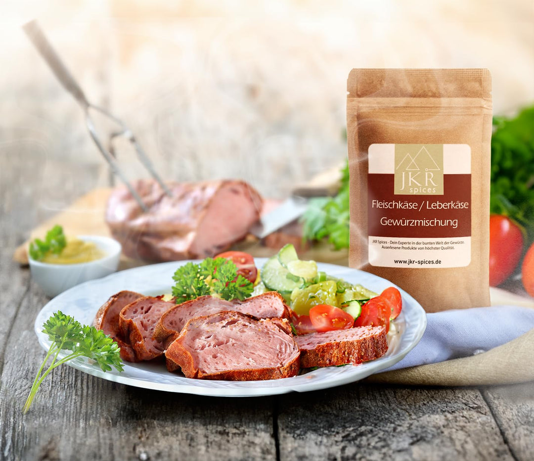 JKR Spices® Fleischkäse/Leberkäse Gewürzmischung 1000g | Leberkäse Gewürzmischung inkl. Kutterhilfsm