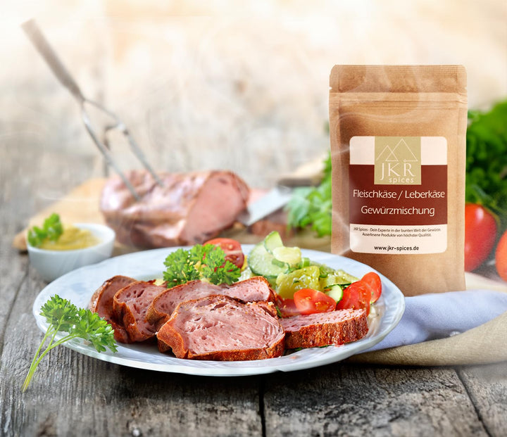 JKR Spices® Fleischkäse/Leberkäse Gewürzmischung 1000g | Leberkäse Gewürzmischung inkl. Kutterhilfsm