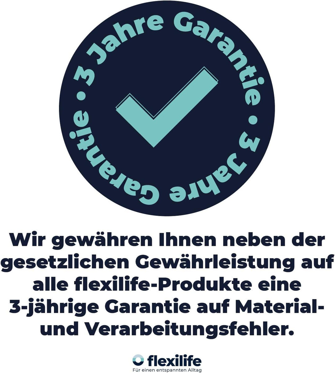 flexilife Duschhocker eckig - Duschsitz höhenverstellbar, Bad Hocker eckig weiss für Senioren - Bade