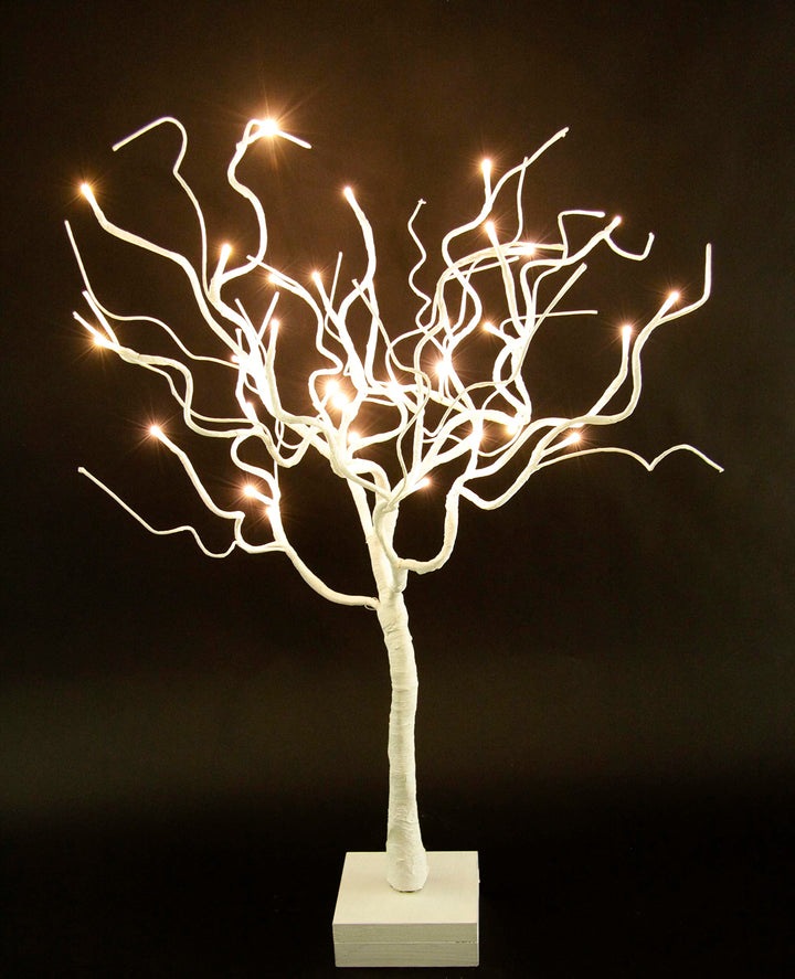 LED-Dekobaum mit Holzfuss Lichterbaum Lichterbäumchen X-Mas Dekobaum Christbäumchen Weihnachtsbäumch
