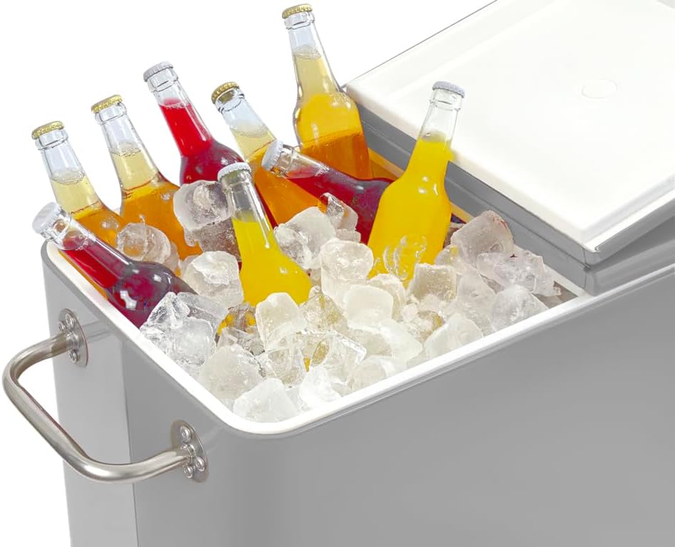 Kailua Cooler - Kühlbox, Kühlwagen, Getränkekühler Grau, Grau