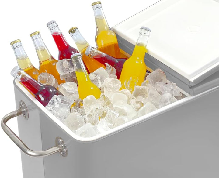 Kailua Cooler - Kühlbox, Kühlwagen, Getränkekühler Grau, Grau