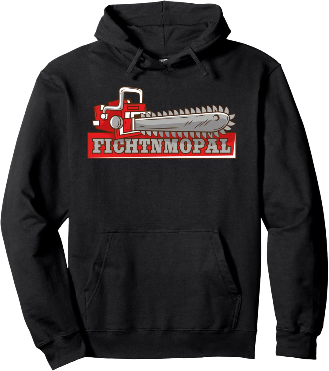 Fichtenmoped Fichtenmopal Kettensäge Holz Pullover Hoodie