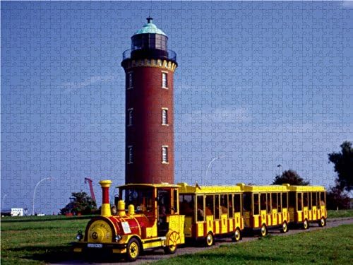 CALVENDO Puzzle Leuchtturm Cuxhaven 2000 Teile Lege-Grösse 90 x 67 cm Foto-Puzzle Bild von Lothar Re