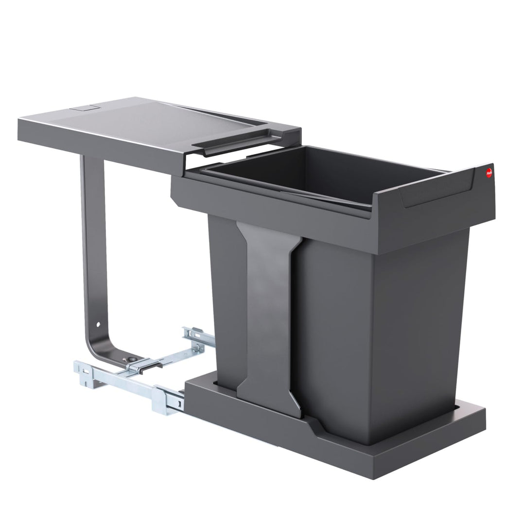 Hailo Abfallsammler 3635001 Solo 20 L für Schränke ab 30cm Breite,