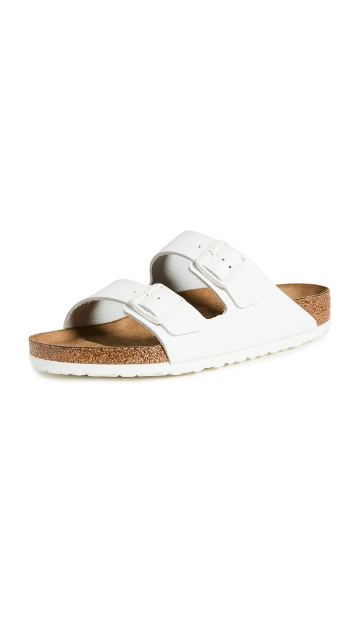 BIRKENSTOCK Arizona BF Damen Pantolette 24 EU Weiss, 24 EU Weiß