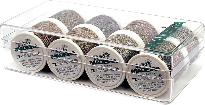 Madeira Geschenkbox: Metallisch: Soft: 8 x 200m: Spools, Sortiert