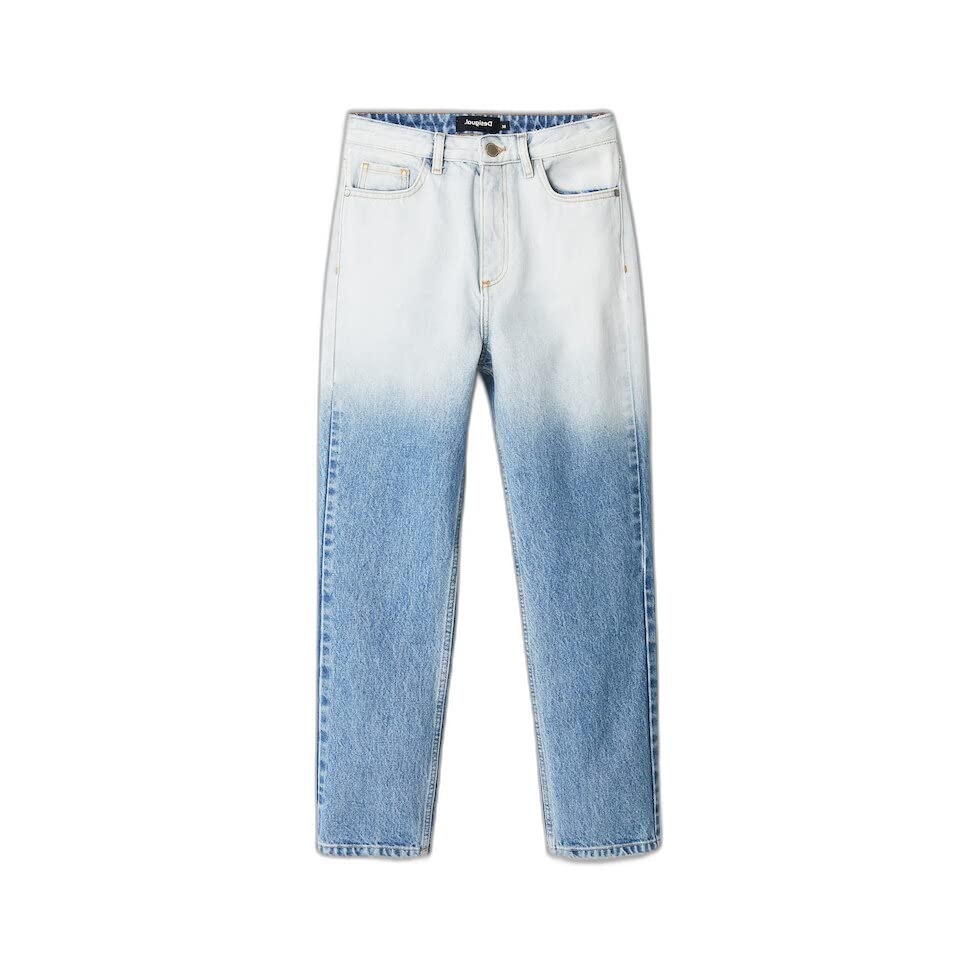 Desigual Damen Jeans 38 Blau, 38 Blau