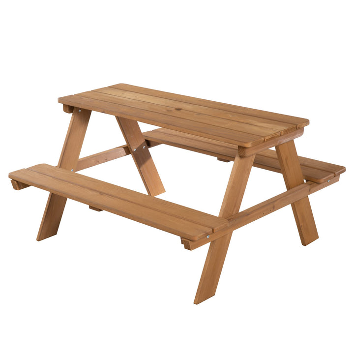 roba Kinder Outdoor+ Sitzgruppe - Picknick for 4 - Garten Sitzgarnitur aus wetterfestem Massivholz -