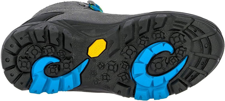 Brütting Unisex Kinder Mount Bona High Kids Trekking- & Wanderstiefel 28 EU Grau Blau Lemon, 28 EU G