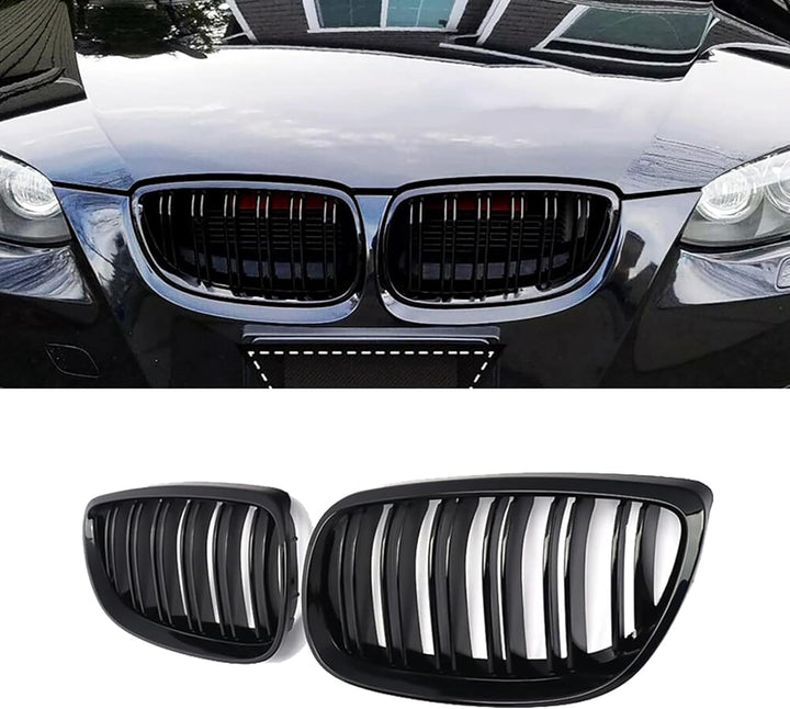 YIUBCZOQI E92 E93 Kühlergrill für BMW 3er E92 E93 nieren schwarz Facelift Nieren Coupe E92 E93 M3 Do
