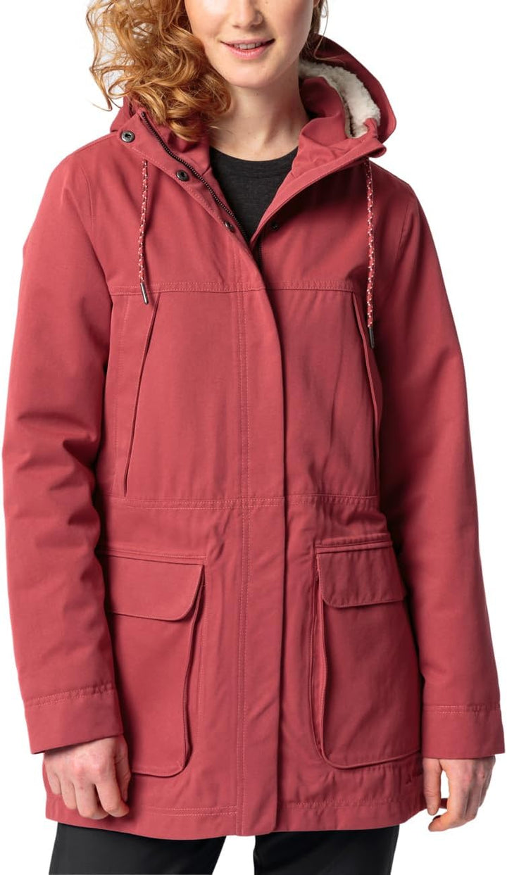VAUDE Women's Manukau Parka II - Winterparka Damen 36 brick, 36 brick