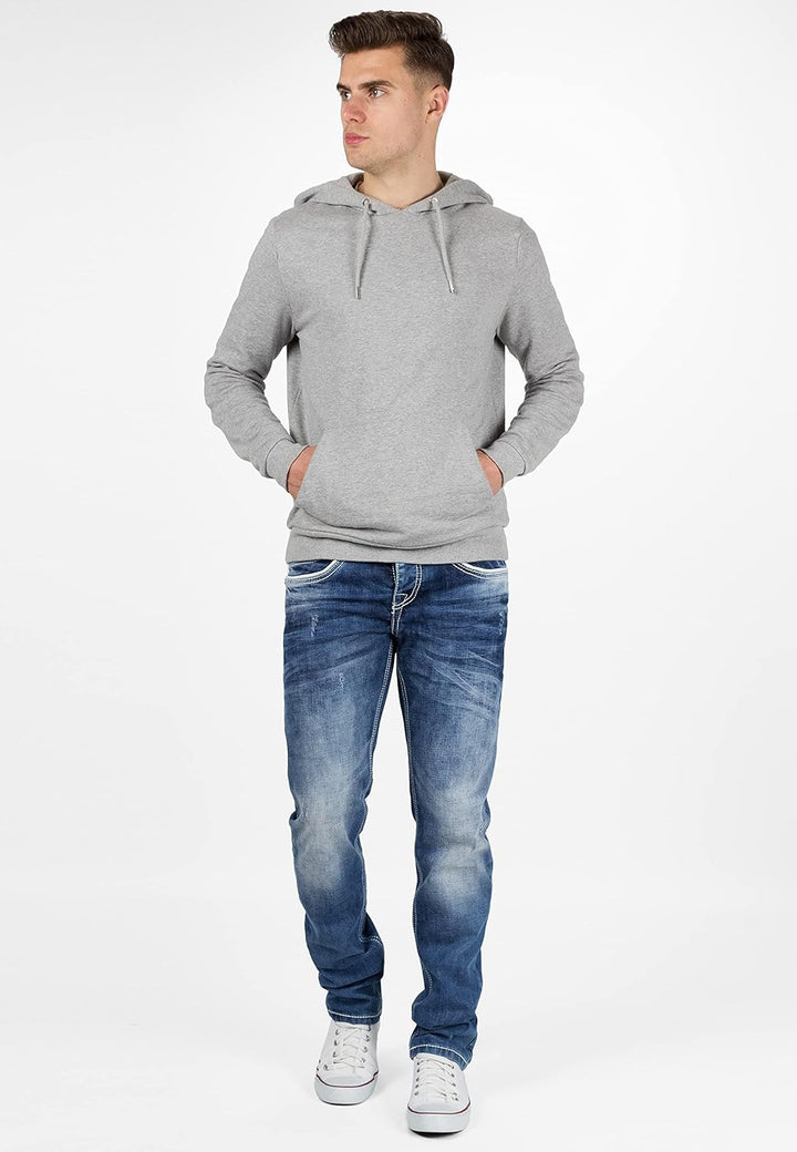 Cipo & Baxx Herren Jeans Regular Fit & Slim Fit – Stylische Denim für Männer mit Used Look, Reissver