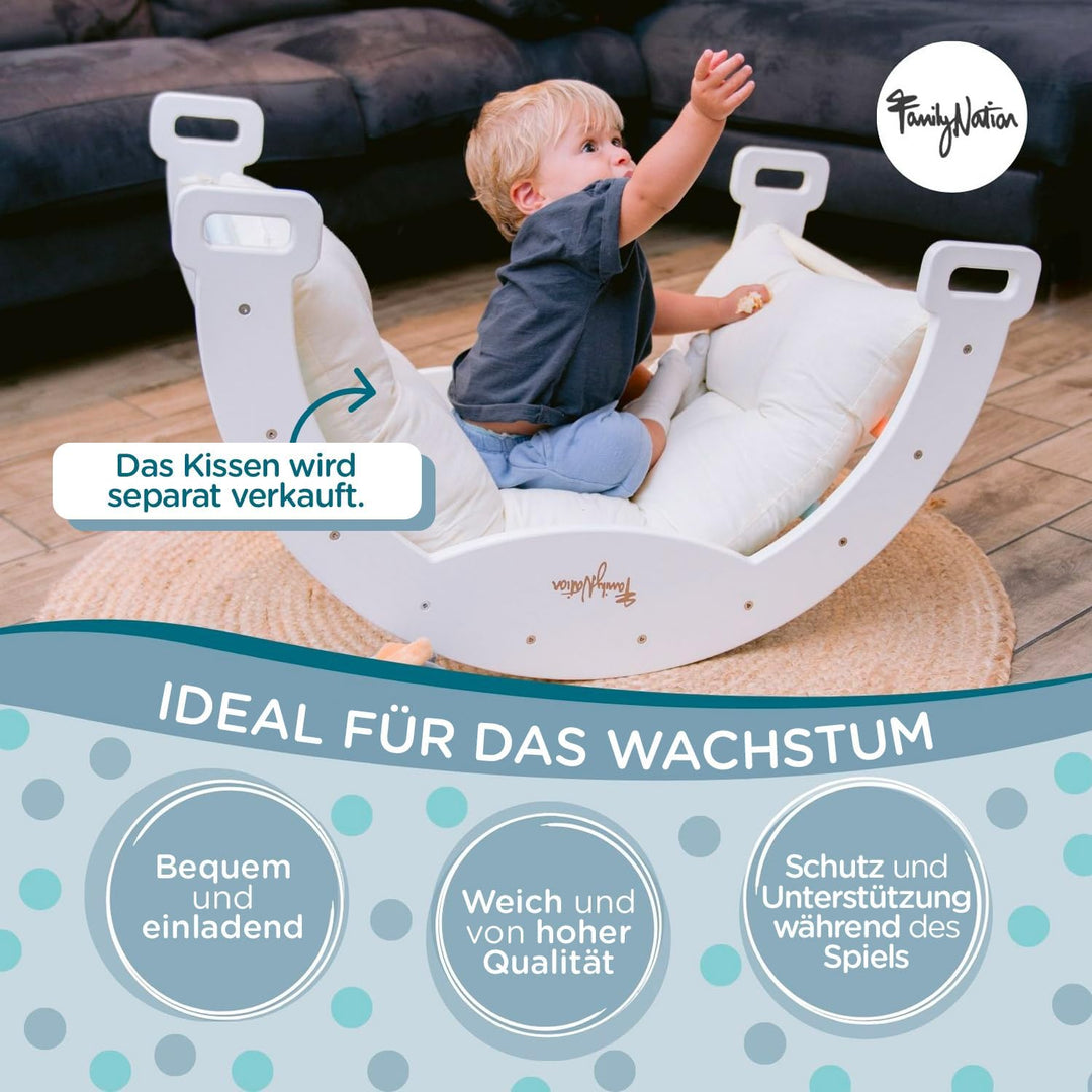 Family Nation, Sunny Beach Montessori-Kletterbogen, Klettern und Schaukeln, für Kinder ab 1 Jahr, En