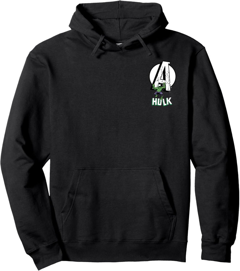 Marvel Avengers Hulk Pocket Logo Pullover Hoodie