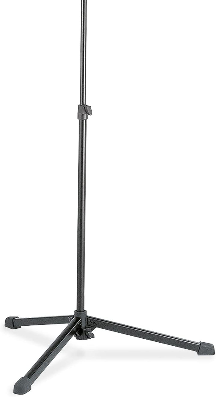 K&M 12179 Orchesternotenpult Schwarz – klappbarer Notenständer von 61-108 cm ausziehbar – gelochte N