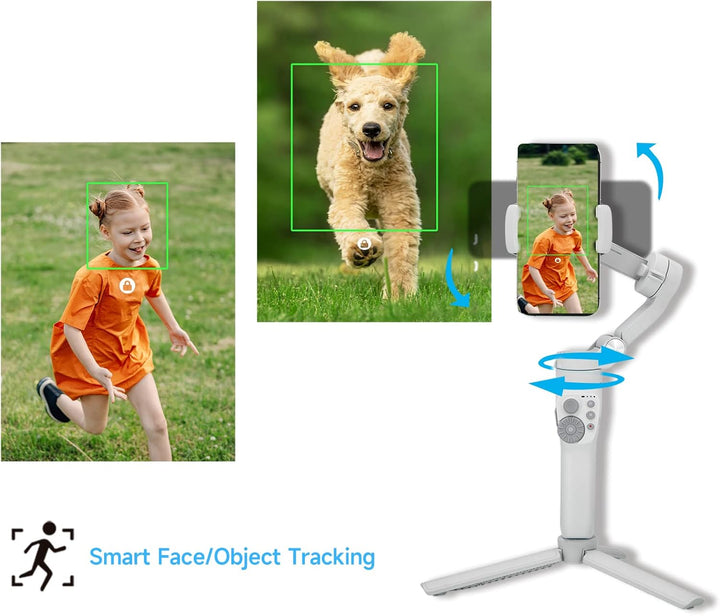 Feiyu Vimble 3SE [Offiziell] Smartphone Gimbal für iPhone und Android, 3-Achsen Handy Stabilisator,