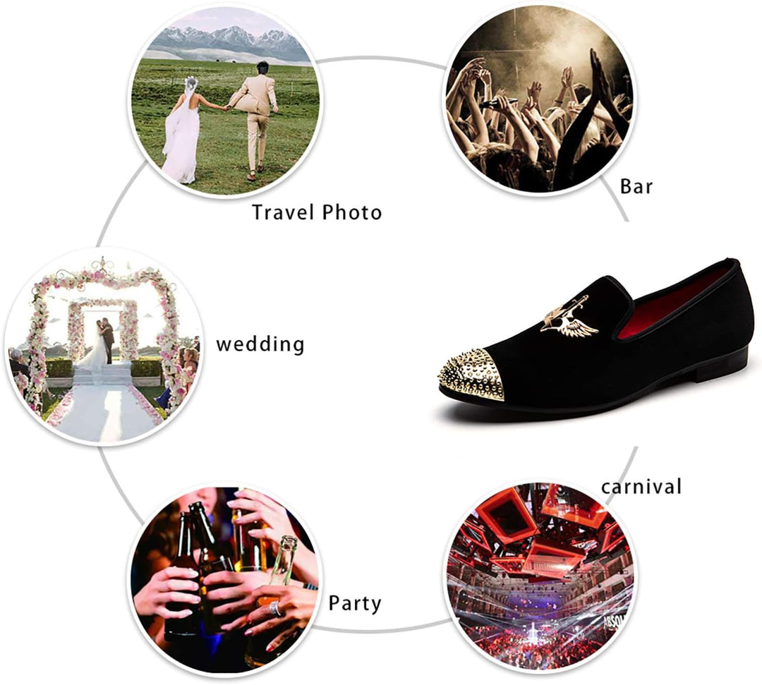 JITAI Herren leichte Schuhe Kunstleder Slipper für Männer und Mode Mokassins Herren Freizeitschuhe 4