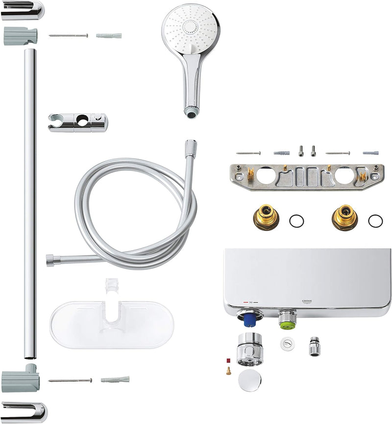 GROHE Grohtherm SmartControl | Brause-und Duschsysteme - Thermostat-Brausebatterie DN 15 mit Brauseg