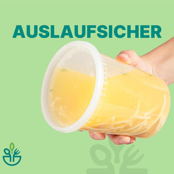 JoyServe Vorratsdosen mit Deckel Luftdicht – 48 Sets mit 54 Deckeln, 24 Vorratsdosen mit 946 ml und