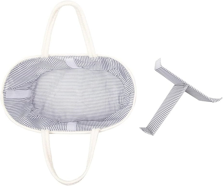 JiA QAQ Baby-Wickeltasche, tragbar, Baumwollseil, gewebte Wickeltasche, Aufbewahrungskorb für Kinder